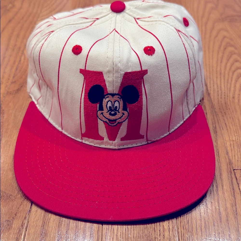 Vintage Mickey Mouse Snapback Cap - Walt Disney Goofy's Hat Co.  Made In USA.